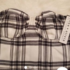 Alice +olivia crop top